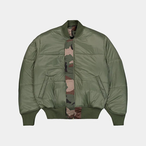 Blouson Bomber Homme Streetwear Nouvelle Collection Design Tendance Haute Qualité Écologique Respirant Hiver Logo Frontal - Product Image 3