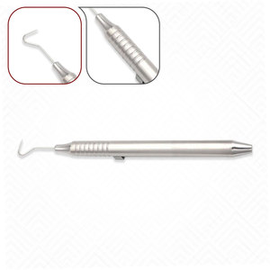 เครื่องมือวินิจฉัยทางทันตกรรมแบบปลายเดี่ยว 8 Explorer Dental Probe ทำจากสแตนเลสสตีล สำหรับตรวจจับฟันผุ หินปูน โรคปริทันต์ และการตรวจจับการแยกของฟัน - Product Image 2