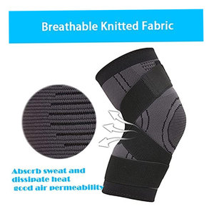 Genouillères de compression sur mesure en néoprène 7 mm pour l'entraînement, le soutien du genou et la musculation en salle de sport - Product Image 5