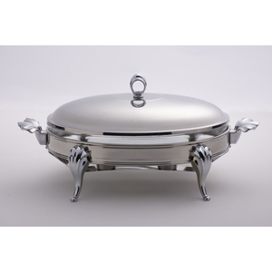 Trending Stainless Steel Round Chafer Fuel Heated Food Warmer <b>Buffet</b> <b>Server</b> Restaurant Supply Food Warmer Chafing Dish - Product Image 6