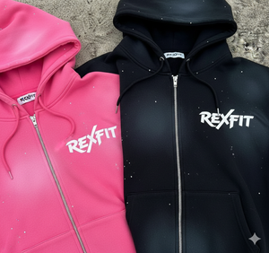 Hoodies surdimensionnés personnalisés, streetwear, en molleton de coton épais, fabricant de sweats à capuche avec logo imprimé et fermeture éclair - Product Image 5
