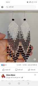 Boucles d'oreilles élégantes en perles de verre pour un look décontracté au quotidien, offrant un ajustement confortable et un attrait décoratif attrayant - Product Image 3