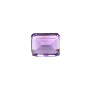 Premium 7.65 Carat Natural Amethyst Loose Gemstone Emerald Cut Raw Stone for Fine Jewelry - Product Image 2