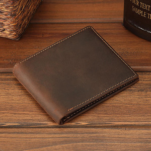 Portefeuille en cuir élégant pour homme, fin, anti-RFID, fournisseur en gros, OEM, export, design fin, style décontracté, en vente à bas prix - Product Image 5