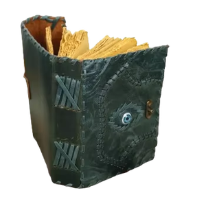 Vintage Hocus Pocus Spellbook Diary Evil Eye Witch Props Hardbound Leather Journal <b>Notebook</b> Horror <b>Blank</b> Gift Idea - Product Image 5