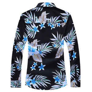 Chemises Hawaïennes pour Hommes en Coton à Impression Numérique Personnalisée en Gros - Product Image 4