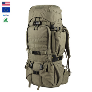 <span class=keywords><strong>Sac</strong></span> à <span class=keywords><strong>dos</strong></span> tactique imperméable en nylon 500D de 75L avec cadre en fibre de carbone pour la chasse au <span class=keywords><strong>gros</strong></span> gibier, le camping et la randonnée - Product Image 1