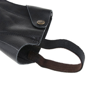 Guêtres d'équitation unisexes en cuir pleine fleur personnalisées, durables, pour bottes, B2B LHC-0026 - Product Image 2