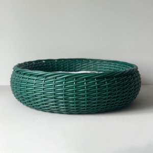 Pet sleeping nest round rattan cat <b>beds</b> handmade donut <b>bed</b> for dogs & cats wholesale price - Product Image 5