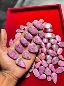 Cabochon de calcite cobalt rose de haute qualité, pierres précieuses naturelles bleues en vrac, prix de gros - Product Image 2