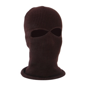 2 Hole Knit Balaclava Hat <b>Winter</b> Full <b>Face</b> Cold Protection Cover Neck Gaiter Balaclavas MADE BY HAIDIIII SPORTS - Product Image 2