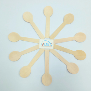 ช้อนไม้แบบใช้แล้วทิ้งหลายขนาด100มม. 105มม. 160มม. ผลิตในเวียดนามไม้แข็งแรงทนความร้อนได้ดี - Product Image 4