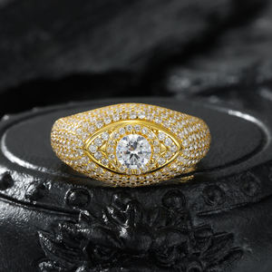 Anillo de Compromiso Unisex de Lujo en Plata S925 con Diamante Sintético Cultivado en Laboratorio de Corte Brillante, Certificado IGI, Diamante de Laboratorio Artine - Product Image 2