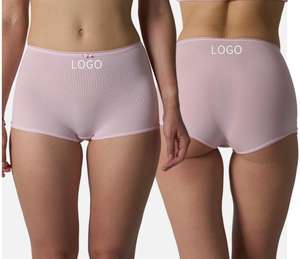 Ensemble de lingerie sexy pour femmes, nouveau design tendance, en soie/coton tricoté, respirant, avec logo personnalisé. - Product Image 2