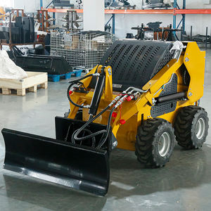 Mini chargeuse compacte CE & EPA, chenille de chargeuse antidérapante avec tondeuse/godet à creuser/meuleuse de souches - Product Image 3