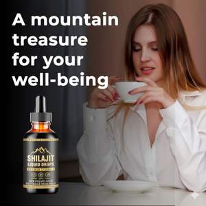 Gouttes liquides de Shilajit pur de l'Himalaya de qualité supérieure, riches en acide fulvique et en plus de 85 oligo-éléments pour hommes et femmes - Product Image 3