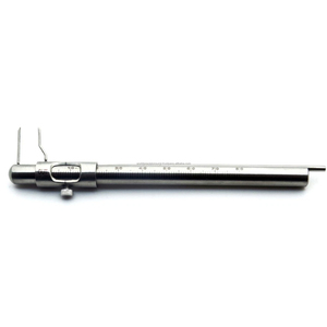 Dental Micro Boley <b>Gauge</b> Stainless Steel Orthodontic Caliper Manual Measuring Instrument Silver Knurled Grip CE Certified - Product Image 2
