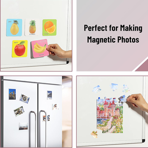 Chất kết dính mạnh mẽ A4 linh hoạt hai mặt cao su Vinyl nam châm tấm 210x297x0.5mm dị hướng vật liệu từ tính Bảng điều chỉnh bức tường video - Product Image 5