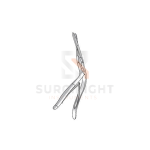 Pinzas Nasales Jansen Middleton de 178 mm, Acción Compuesta, Acero Inoxidable, Instrumento Quirúrgico ORL de SurgiRight - Product Image 1