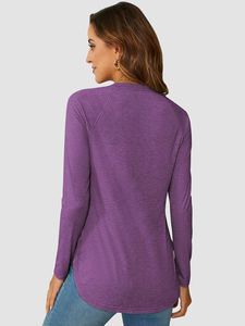 Camiseta de Manga Larga Premium para Mujer, Material de Algodón Elegante, Hecha a Medida, Último Modelo, Camisetas Cómodas al por Mayor, Estilo 2026 - Product Image 4