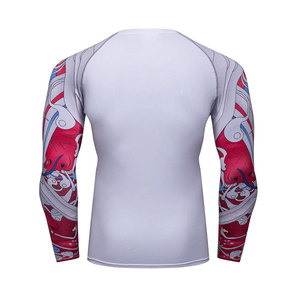 Camisetas de compresión para hombre de diseño personalizado, transpirables, ligeras, de manga larga, a bajo precio. - Product Image 2