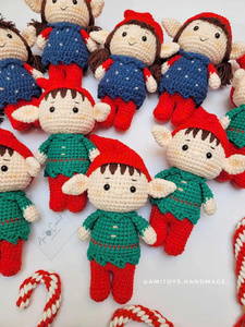 Set de Ganchillo Amigurumi, Juguete de Peluche de Algodón Hecho a Mano, Educativo, Tamaño 28 cm, Superventas para Navidad - Product Image 3