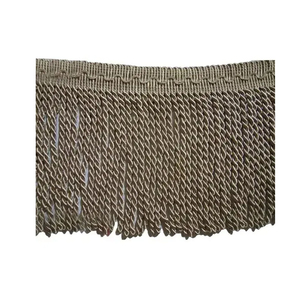 Frange décorative en fil de soie pour rideaux et textiles de maison, taille personnalisée, vente en gros, couleur or personnalisée 2026 - Product Image 3
