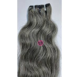 ชุดต่อผมลอนเกลียวสีเกลือพริกไทย 100 กรัม Arrow Exim ผมแท้แบบเวอร์จิ้น ขายส่ง - Product Image 5