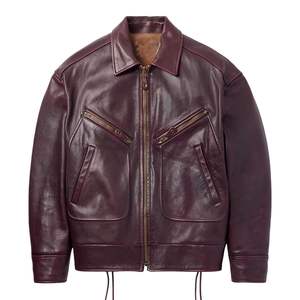Veste en cuir pour homme, design personnalisé et tendance, fabriquée au Pakistan, produit haut de gamme, veste en cuir pour hommes et motards, veste d'hiver - Product Image 1