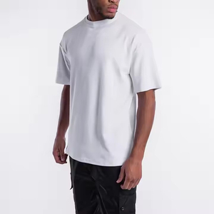 T-shirt professionnel de haute qualité pour homme, col rond, personnalisable à l'avant, impression sérigraphique, anti-boulochage, 100% coton - Product Image 2