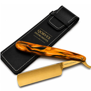 Navaja de Afeitar Clásica de Acero Inoxidable para Salón, de Corte Recto, Multiusos - Product Image 5