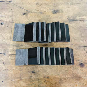 Elegante Gema Cabujón Baguette de Búfalo Negro con Acabado Brillante en un Solo Lado a un Precio Competitivo - Product Image 3