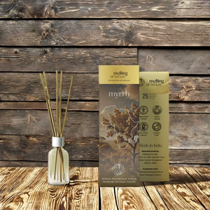 Incienso Indio MYRRH 100% Natural y Ecológico con Madera de Bambú para Uso Religioso - Product Image 1