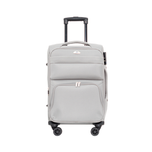 HUNGPHAT Fashionable Classic Modern Durable <b>Light</b> Weight Soft Shell 8-Wheel Spinner Luggage Set Expandable Zipper TSA Lock Large - Product Image 1