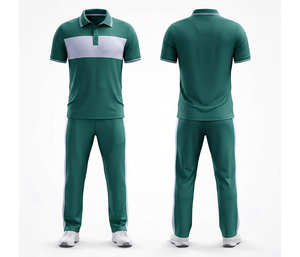 High Performance <b>Cricket</b> Jersey and Trouser Set | Men Women Youth <b>Cricket</b> Wears Polo Shirt and Trouser Full Team - Product Image 4