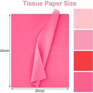 Set di 80 Fogli di Carta Velina 50x50 cm in Colori Assortiti per Lavori di Carta, Copre la Maggior Parte delle Misure Necessarie - Product Image 1