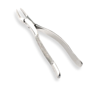 Forceps d'extraction dentaire # 96 Molaire inférieure manuelle en acier inoxydable chirurgical dentaire, prémolaires, poignée ergonomique, certifiée CE - Product Image 3