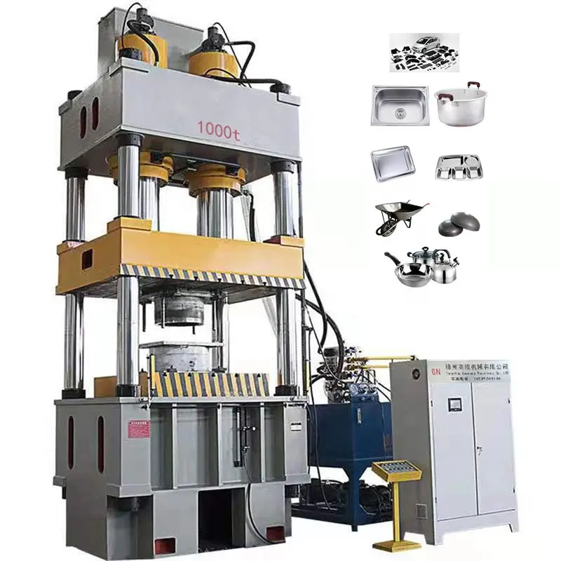 315 Ton Trolley Wheelbarrow Production Line Making Machine Hydraulic Press Machine Sheet Drawing Press Machine for pans aluminum