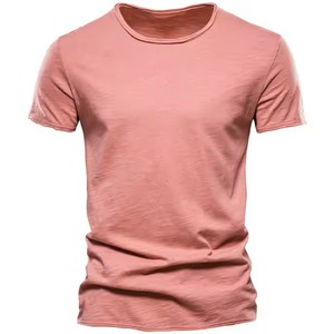 เสื้อยืดคอกลมแขนสั้นผ้าคอตตอนหนา 305GSM รุ่นใหม่ปี 2025 สำหรับผู้ชาย ราคาดีที่สุด MOQ ต่ำ - Product Image 3
