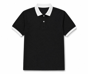Polyester/Cotton <b>Men's</b> Anti-Wrinkle High Street Style <b>for</b> <b>Shirt</b> Custom <b>Cuban</b> Collar Breathable Golf Tennis Wear Wholesale - Product Image 1