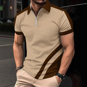 Casual Wear Men Polo Shirts Hot Selling New Design Custom Logo Solid Color Breathable Cotton Polo Shirts Plus Size <b>Classic</b> Wear - Product Image 6