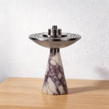 Brûleur d'encens de luxe en marbre naturel avec plateau perforé en métal – Support moderne pour encens et bakhoor pour la décoration de la maison et des hôtels - Product Image 5