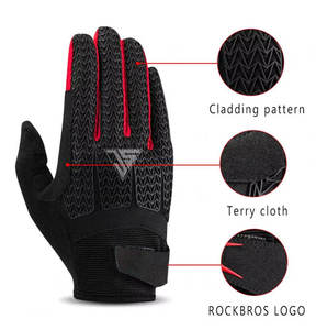 Gants de fitness demi-doigts en PU antidérapants pour musculation et entraînement en salle de sport, unisexe, à enfiler - Product Image 2