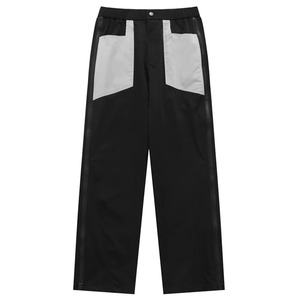 Custom Men's Two Tone <b>Cargo</b> Pants Hip Hop Streetwear Side Zipper Straight Leg Techwear Trousers Tactical Multi Pocket Pants - Product Image 6