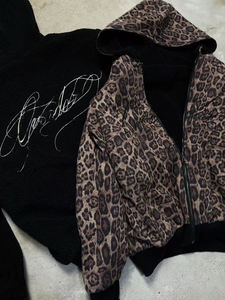 Sweat à capuche streetwear de luxe avec strass et cristaux, coupe oversize, style urbain décontracté, haute qualité - Product Image 2