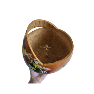 Cestas de calabaza ecológicas hechas a mano con calabaza natural seca, cesta de almacenamiento rústica para decoración del hogar y vida sostenible - Product Image 3