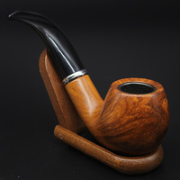 Accessoires pour fumeurs, vente directe d'usine, pipe à tabac en bois faite à la main, style ancien, durable
