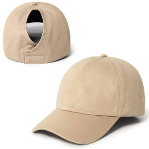 Casquette de baseball minimaliste réglable avec découpe arrière, légère et décontractée - Product Image 6