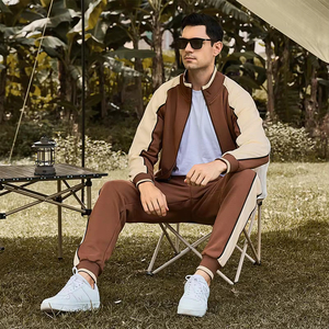 Latest Style Winter Casual Solid Unisex Regular Fit 100% Cotton Anti-Bacterial <b>Tracksuits</b> Sportswear Custom Logo - Product Image 6