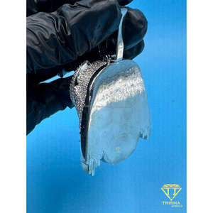 Colgante de Cabeza de Extraterrestre en Plata de Ley 925, Colgante de Extraterrestre de Ciencia Ficción, Joyería Hip Hop de Lujo, Amuleto de Extraterrestre Brillante - Product Image 3